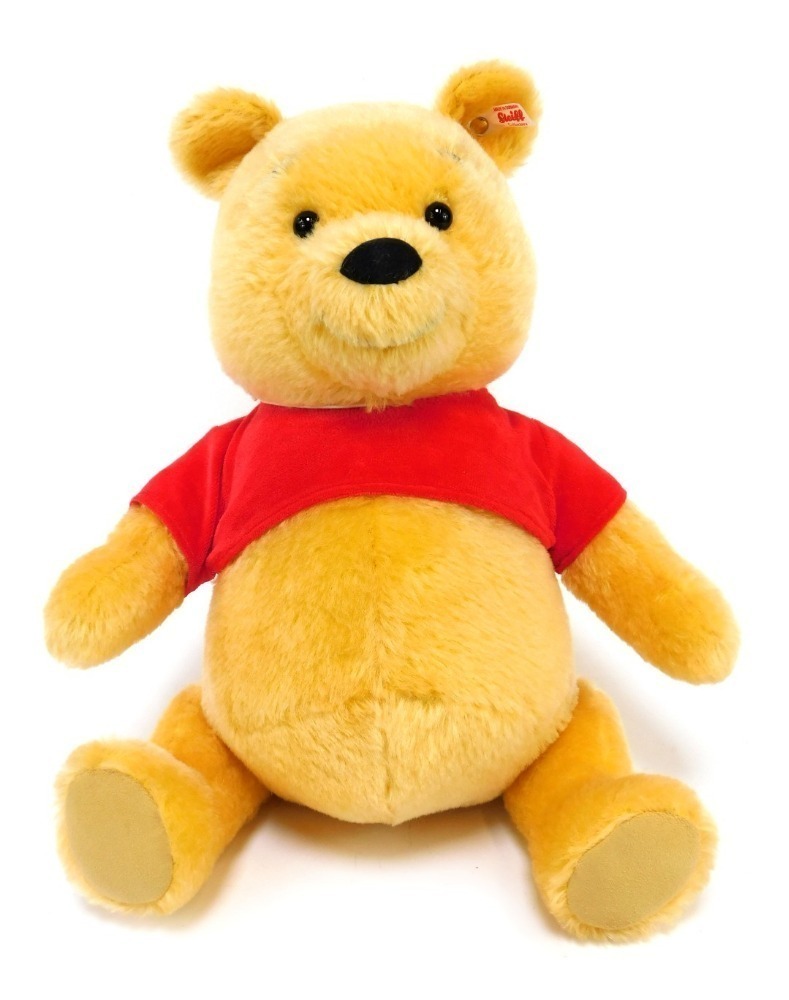 A Steiff Pooh Bear 50th Anniversary mohair Teddy Bear, limited edition ...