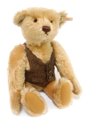 A Steiff mohair British Collector's 1996 Teddy Bear, limited edition of 3000, 37cm high.