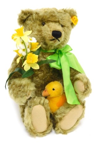 A Steiff Springtime Teddy Bear, growler, 29cm high.