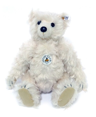 A Steiff mohair bear 28PB, No 800, 37cm high, boxed with certificate.