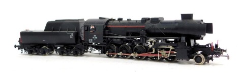 A Liliput German OO gauge locomotive and tender, the OBB no. 52.3316, boxed.