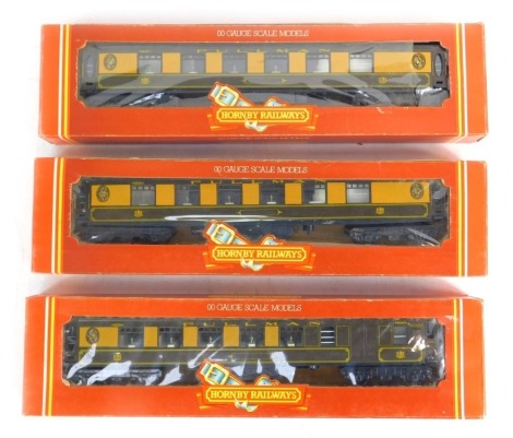 Three Hornby OO gauge Pullman brake coaches, R233, boxed. (3)