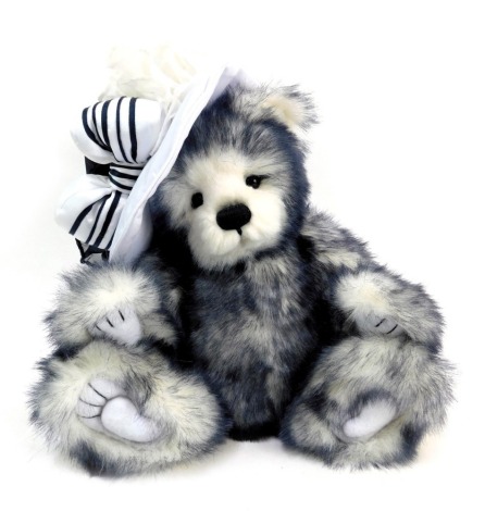 A Charlie Bears Eliza Teddy bear, CB185167, with carry bag.