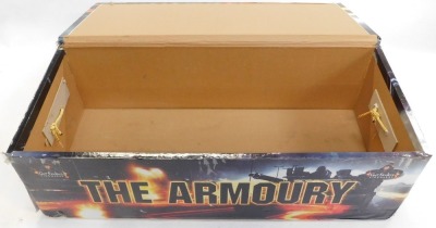 A V Armoury Guy Fawkes Fireworks storage box, lacking contents. - 4