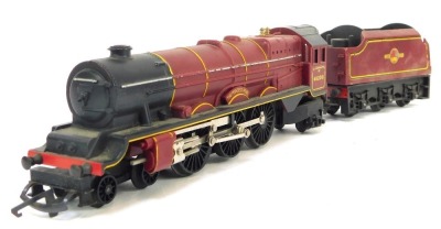 A Tri-ang Princess Royal OO gauge locomotive and tender, in BR maroon livery, 46200. - 3