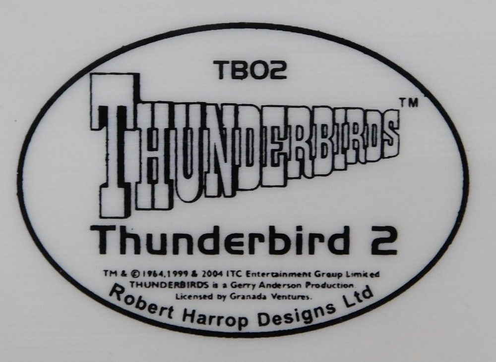 A Robert Harrop Thunderbird 2 model, TB02, boxed. A Robert Harrop Thunderbird 2 model, TB02, boxed.