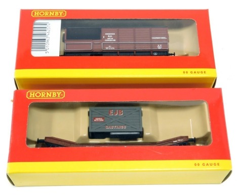 Two Hornby OO gauge rolling stock, boxed.