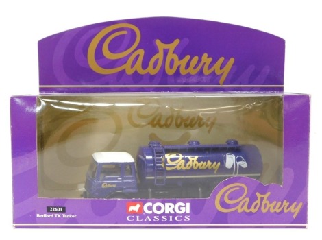 A Cadbury's Bedford TK tanker, boxed, 22601.