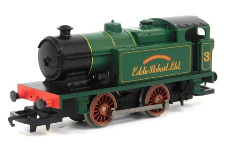 A Hornby OO gauge Joan Etheridge Eddie Stobart locomotive, in green livery, 0-4-0 R2507A, boxed.