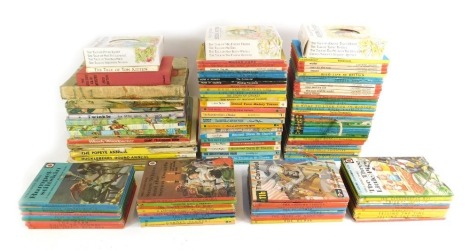 Books and annuals, comprising Beatrix Potter, Rupert annuals, Enid Blyton, Ladybird books, etc. (a quantity)