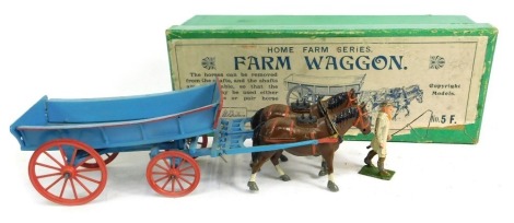 A Britain's Home Farm Series farm wagon, number 5F, boxed.