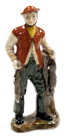 A Coalport Character Collection figure modelled as The Poacher.