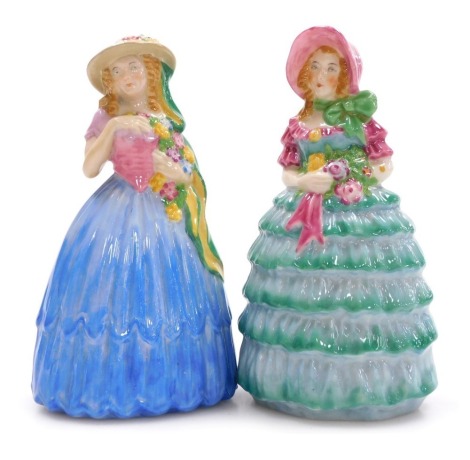 Two Goss porcelain figures, modelled as Bridesmaid, no. 769525, and Annette.