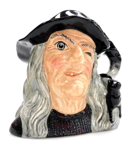 A Royal Doulton character jug of The Witch, D6893, modelled by Stanley James Taylor, 1991, boxed, 18cm high.