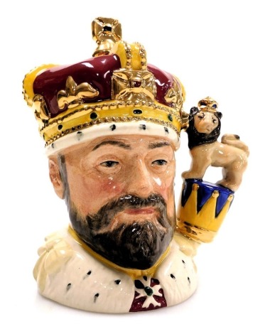 A Royal Doulton Collector's Club King Edward VII character jug, limited edition no. 936/2500, modelled by William Canther, 1992, D6923, boxed.