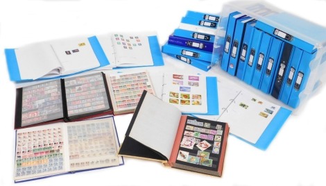 Philately. An accumulation of world stamps, including Great Britain, United States, France, Germany, etc., in albums and lever arch files. (a quantity)