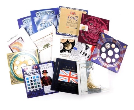 Royal Mint uncirculated coin collections, comprising 1983, (X2), 1987, 1989-1996, 1998-1999.