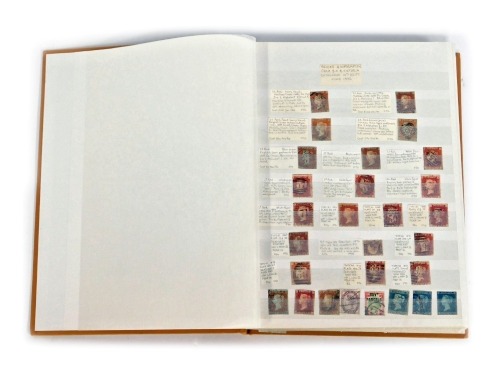 Stamps. GB.- QV - QEII. A curated album rich in early issues, including 1d reds, 2d blues, multiple KGV examples, including colour and watermark variants, most postally-used, hingelessly-mounted (c.800+)