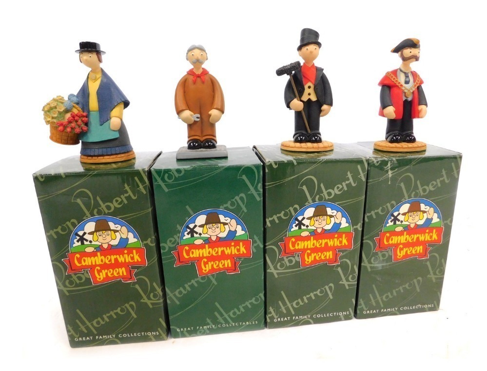 Four Robert Harrop Camberwick Green figures, comprising Lord