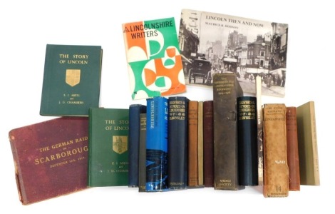 Books. Lincolnshire, including Rawnsley (WF) Highways and Byways in Lincolnshire, Briars A Short History of Lincolnshire, Abell (E.I.) and Chambers (G.D.) The Story of Lincoln, and The History of the Lincolnshire Regiment 1914-1918. (1 shelf)