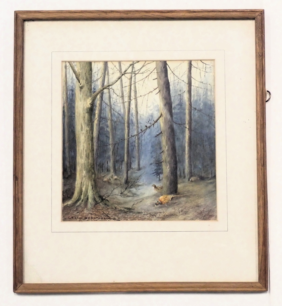 Cecil Thomas Hodgkinson (1895-1979). Woodland, watercolour, signed and ...