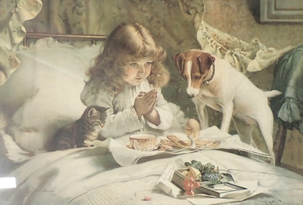 After Charles Burton Barber. Suspense an original