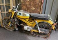 A Puch Maxi moped (AF).