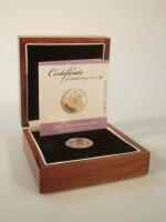 A gold proof half sovereign 2010