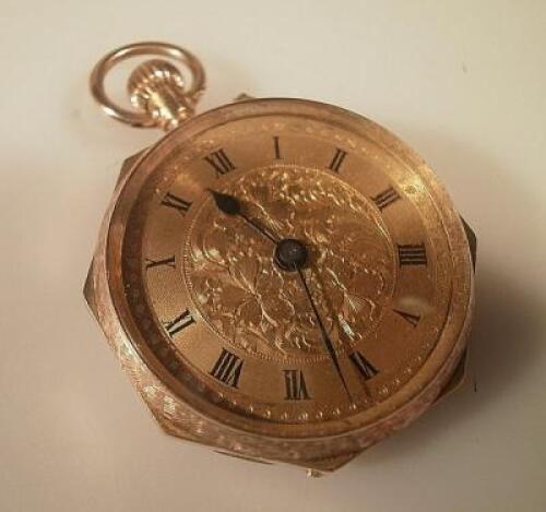 An early 20thC lady's pocket watch