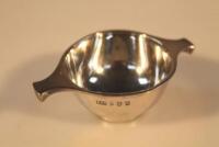 A George V silver quaich by Brook and Sons