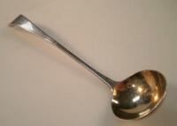 A George III silver toddy ladle by Peter