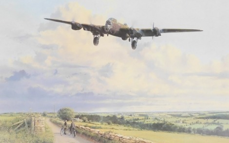 After Robert Taylor (British, b.1946). Early Morning Arrival, signed limited edition print no. 1152/1250, signed by Jack Friday, Bill Reed, and others, 50cm x 70cm.