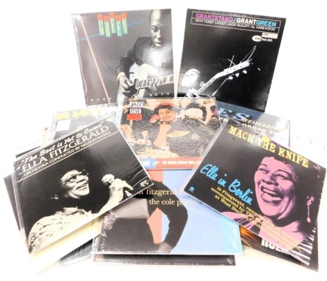 Jazz and Blues LPs, including Grant Green, Hank Mobley, Billie Holiday and Ella Fitsgerald.