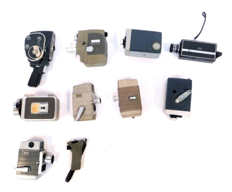 A quantity of Cine film cameras, to include a Kodak Brownie, a Sekonic Bell & Howell One Nine, etc.