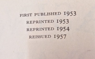 Fleming (Ian). Casino Royale, published by Jonathan Cape, reissue 1957, green dust jacket. - 4