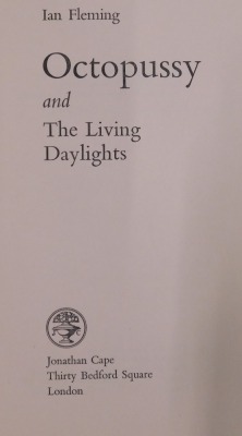 Fleming (Ian). Octopussy & The Living Daylights, published by Jonathan Cape, first edition 1966. - 3