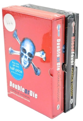 Higson (Charlie). James Bond, two hardback editions, comprising Double or Die (limited collectors edition), and Blood Fever, (limited collectors edition).