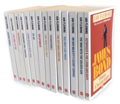 Fleming (Ian). James Bond, various paperback editions published by Coronet Books, circa 1980s, complete set of fourteen volumes.