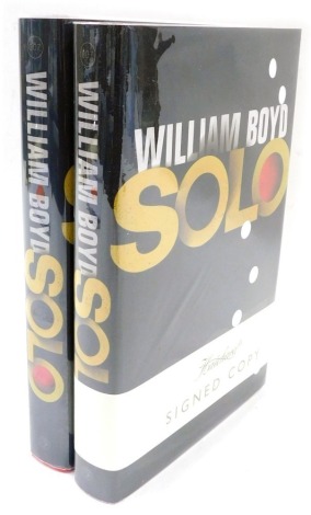 Boyd (William). James Bond, Solo, published by Jonathan Cape 2013, signed copy, and another additional copy. (2 vols)