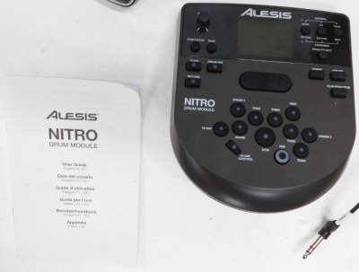 An Alesis Nitro mesh eight piece electronic drum kit, boxed. - 4