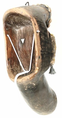 An African tribal Wee Kran Chief's divination mask, Liberia circa 1930, 49cm high. - 3