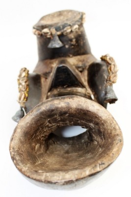 An African tribal Wee Kran Chief's divination mask, Liberia circa 1930, 49cm high. - 4