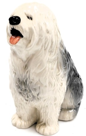 A Beswick pottery figure of an Old English Sheepdog, no.2232, printed and impressed marks, 29cm high.