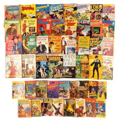 Various magazines and comics, to include DC Ghosts, My Greatest Adventure, Western related comics, Fleetway Library etc.