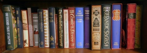 Folio Society. Various works, to include Catherine The Great, The Icelandic Sagas, Ruskin (John) The Stones of Venice, etc. (1 shelf)