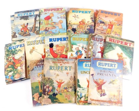 A group of Rupert Annuals, various dates predominantly from the 1960s and 70s. (a quantity)