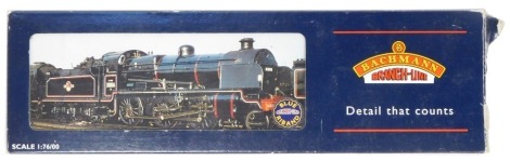 A Bachmann Branchline OO gauge N class locomotive, 2-6-0, 31843, BR lined black with 4MT chimney, 32-154, boxed.