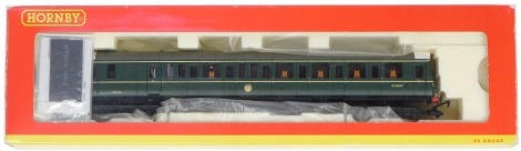 A Hornby OO gauge Class 121 driving motor brake car, W55027, BR green livery, R2509, boxed.