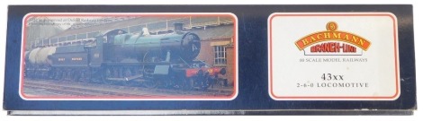 A Bachmann Branchline OO gauge Class 43XX locomotive, 2-6-0, 5355, GWR green livery, boxed.