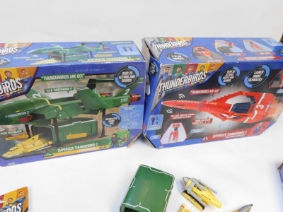 Vivid ITV Studios Thunderbirds Are Go play sets, including Thunderbird 2 and Thunderbird 4, Pod Assembly set, Thunderbird 1, etc., boxed and unboxed. (a quantity) - 4